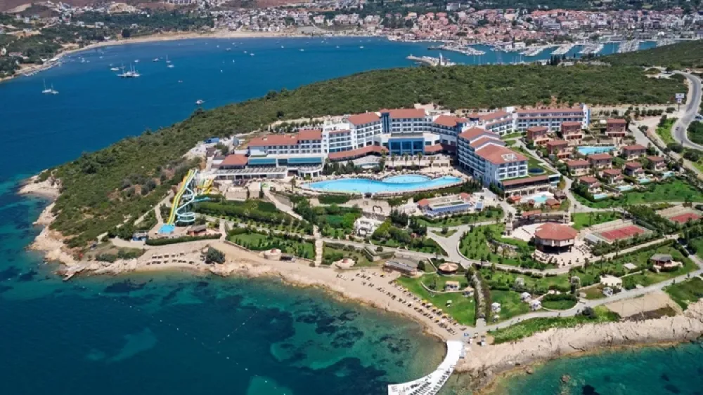 TMSF İzmir'deki lüks otel ve adayı 4,6 milyara satışa sundu!