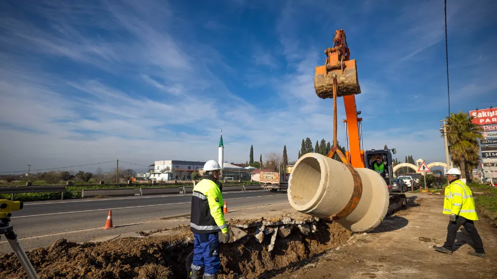 Menemen Türkelli’de su baskınlarına kalıcı çözüm