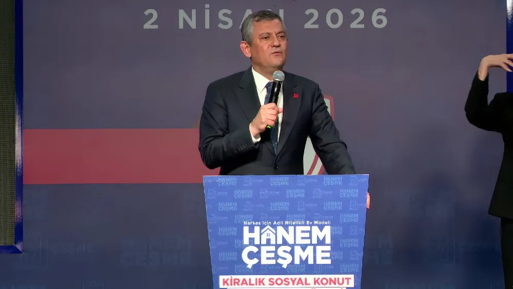 Özgür Özel'den Lal Denizli'ye kiralık sosyal konut övgüsü: "Türkiye'ye örnek olacak proje”