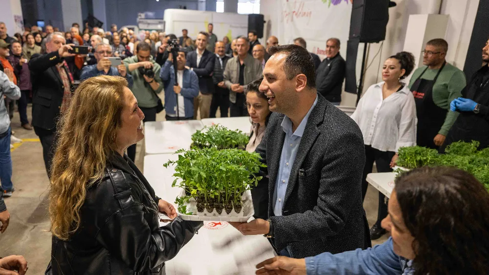 Bornova’da 382 bin fideyle yaz bereketi başlıyor!