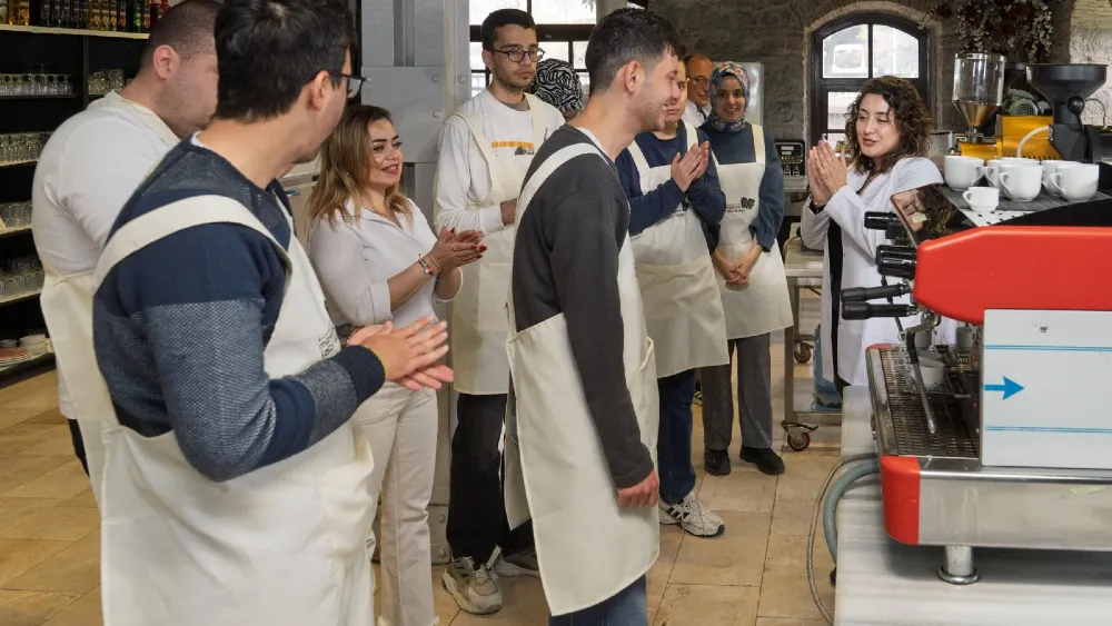 Otizmli gençler barista olma yolunda