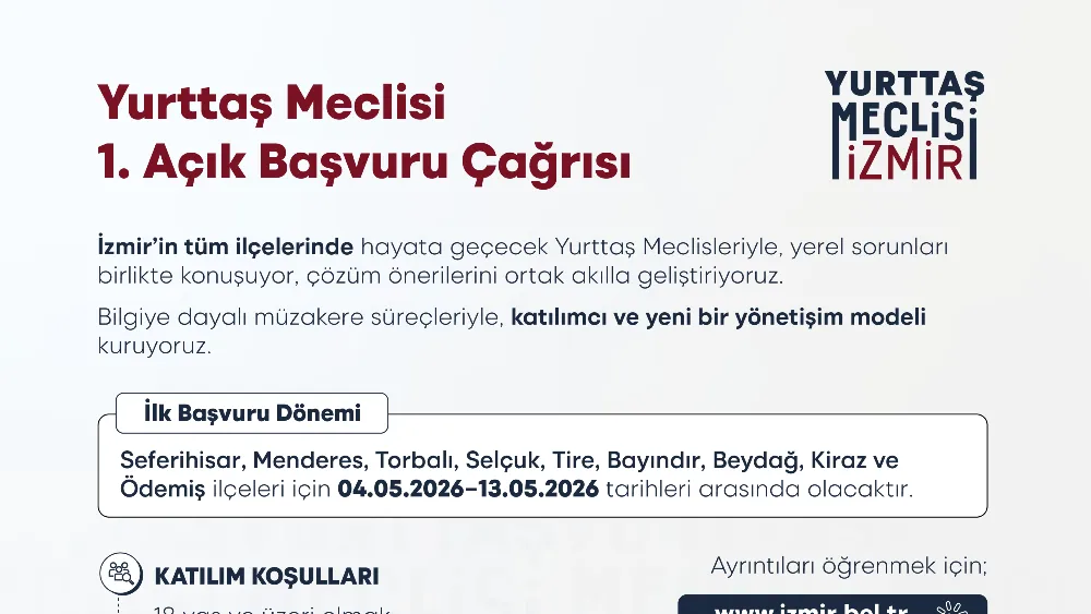  İzmir’in sorunlarına ortak akılla çözüm: Büyükşehir’in Yurttaş Meclisi yola çıkıyor!