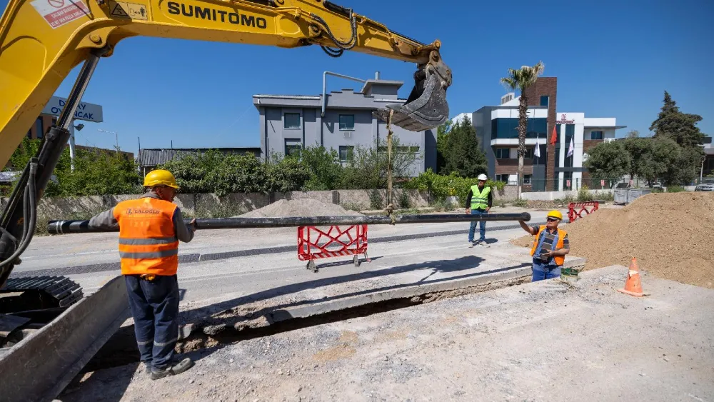 Sarnıç’ın içme suyu yatırımında çalışmaların yarısı tamamlandı