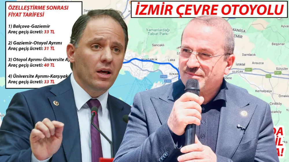 CHP’nin ‘İzmir Çevre Yolu ücretli olacak’ iddiasına AK Parti’den yalanlama!