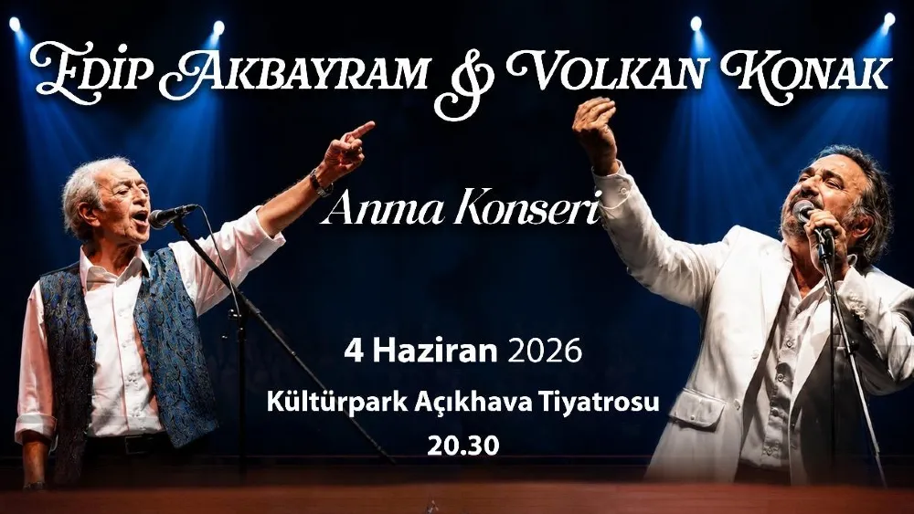 İki usta, tek sahne...İzmir’de Edip Akbayram ve Volkan Konak şarkıları yankılanacak