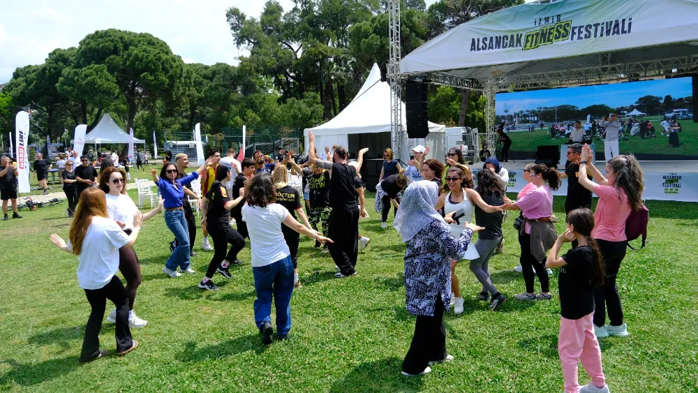 Alsancak Fitness Festival coşkusu, Kültürpark’ta devam ediyor