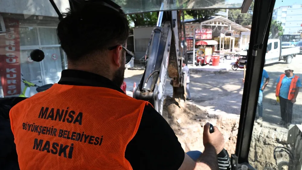 Saruhanlı’nın 22 Milyonluk Yatırımında Çalışmaların Yarısı Tamamlandı