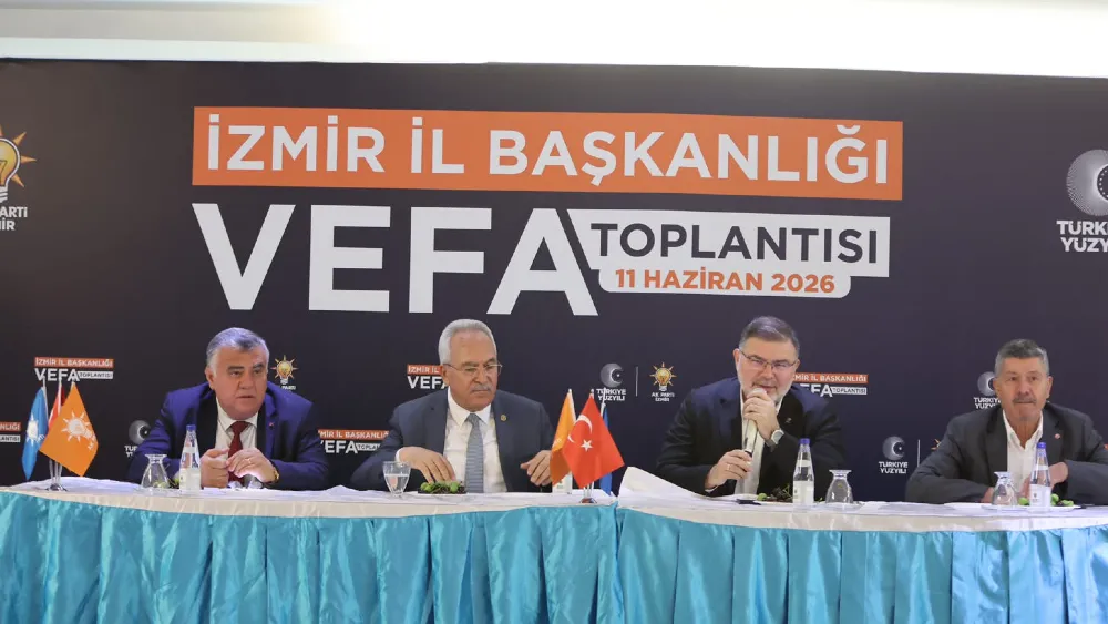 AK Parti İzmir’de vefa buluşması..İl Başkanı Saygılı: AK Parti’nin başarısında burada bulunan her bir dava insanının alın teri vardır
