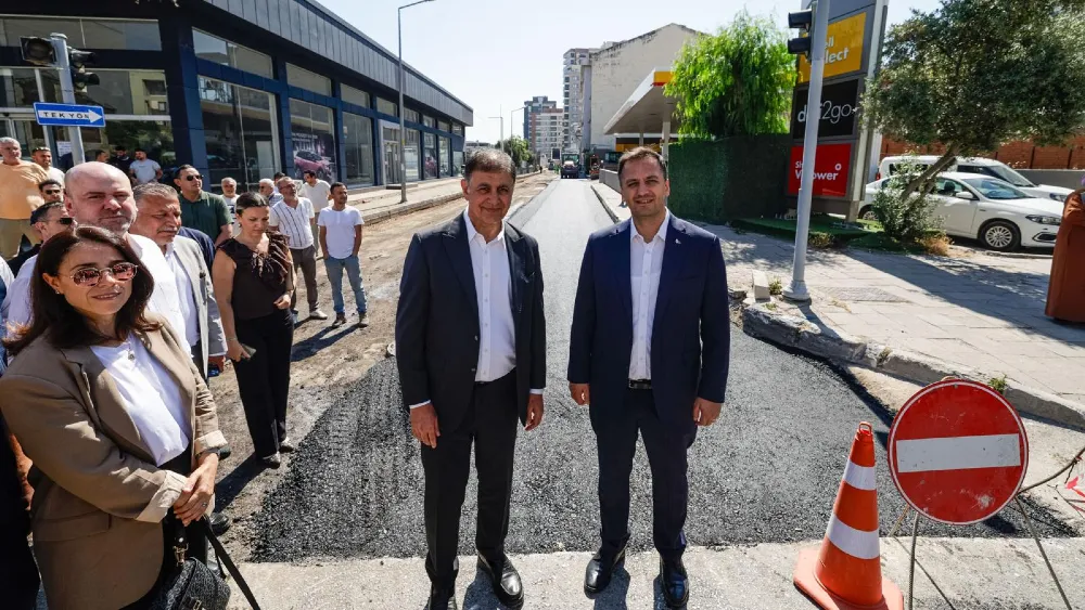 Tugay ve Eşki’den birlikte çalışma modeli..Çamdibi’nin yolları yenileniyor