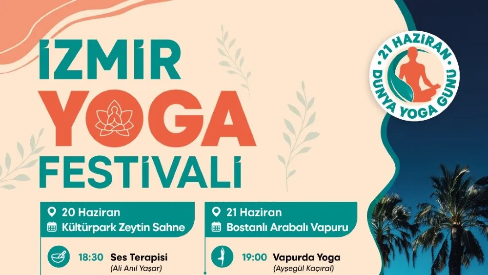 İzmir Yoga Festivali için iki günlük renkli program