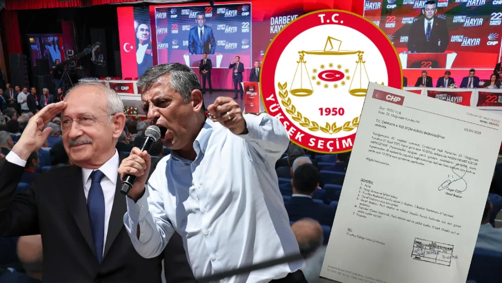 Olağanüstü kurultay imzaları genel merkezde