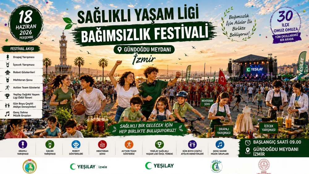 İzmir'de Yeşilay Bağımsızlık Festivali gerçekleşecek