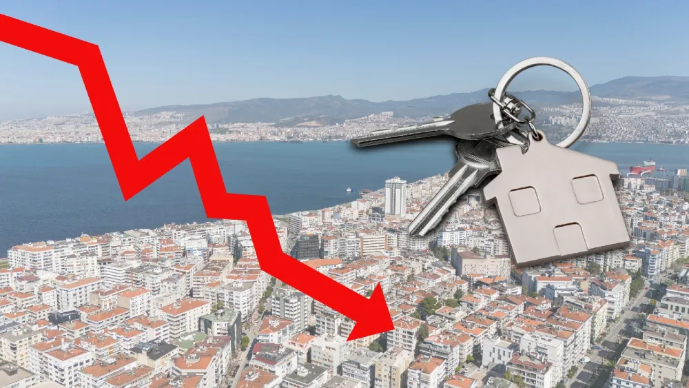 İzmir'de konut satışları %30,2 oranında azaldı