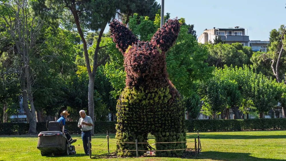 Kültürpark'a doğayla şekillenen yeni simgeler geldi