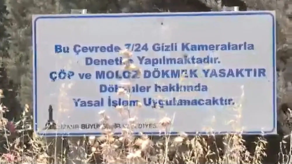 Kaçak moloz dökenler yandı! Dronla takip başladı