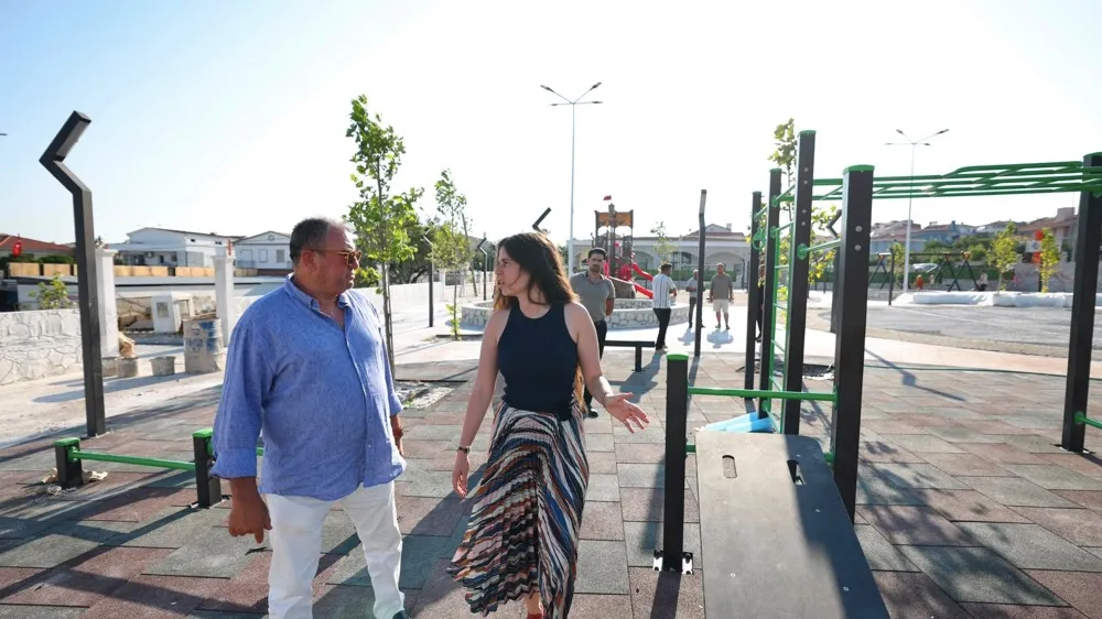 Başkan Lâl Denizli’den, park ve bahçe çalışmalarına teftiş