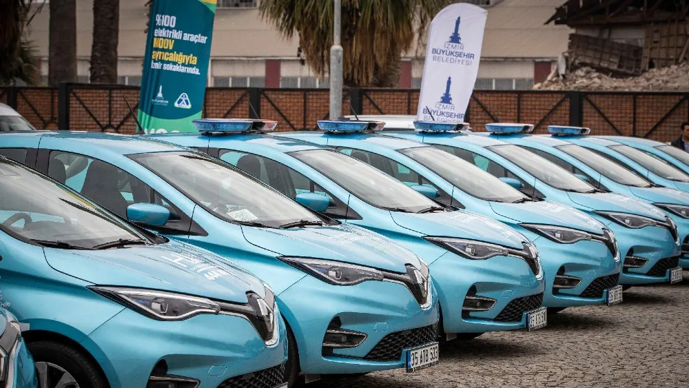 Elektrikli araç filosuyla İzmir’de 25 milyon liralık tasarruf