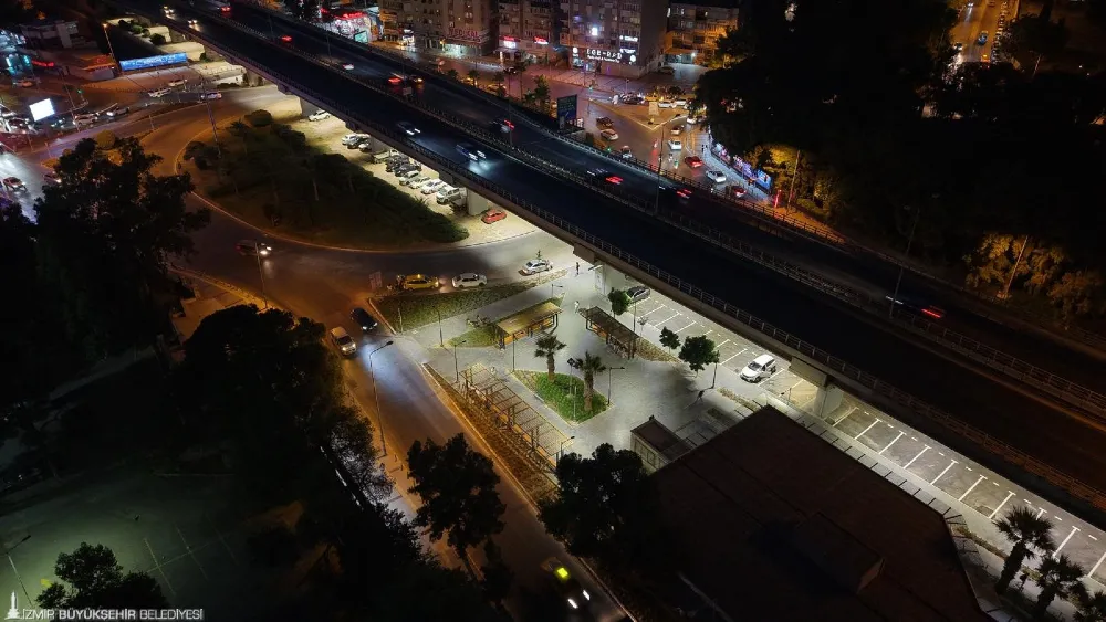 Bornova’nın en işlek noktası artık ışıl ışıl