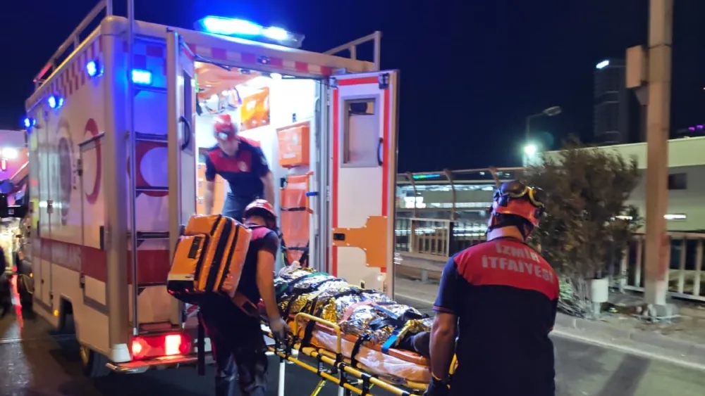 Konak Tramvayı’nda nefes kesen tatbikat