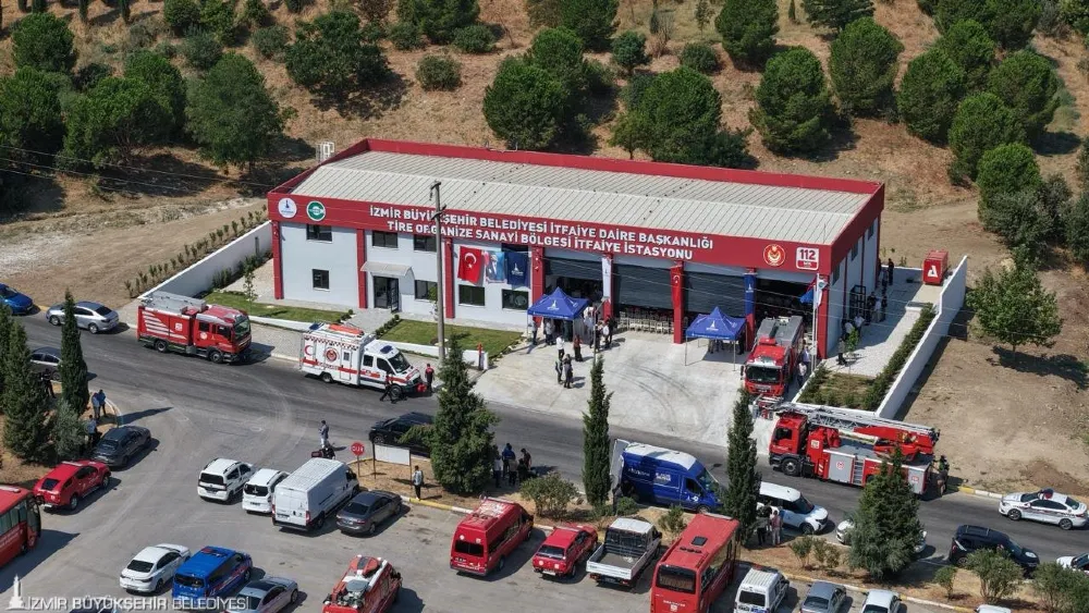 Sanayi Bölgesi’ne güvenlik kalkanı… Tire TOSBİ itfaiye binası hizmette