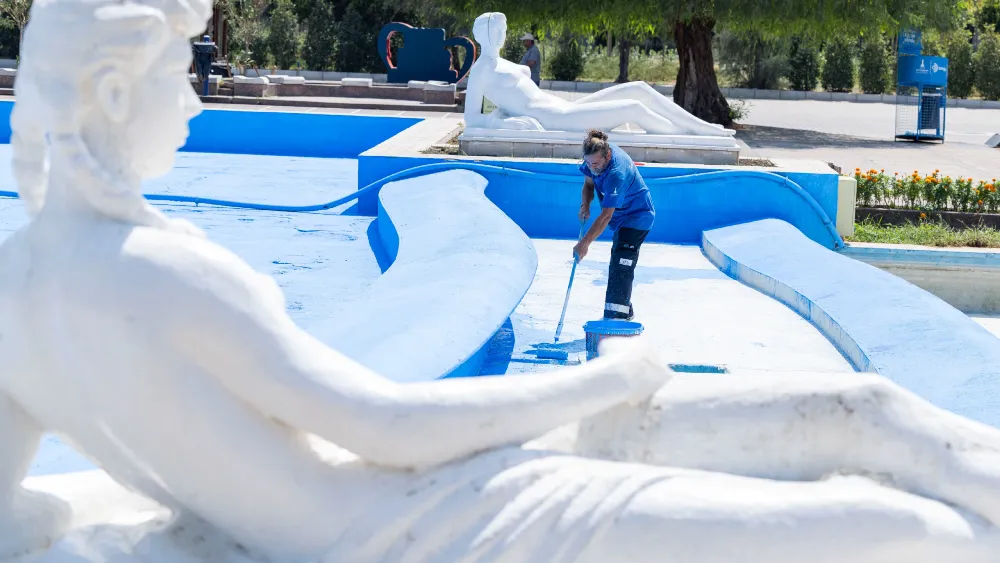 Kültürpark'ta İzmir Enternasyonal Fuarı hazırlıkları başladı