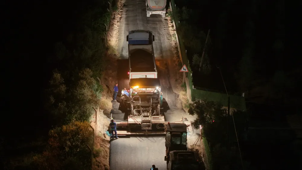 Selçuk’ta 15,5 kilometrelik yol yenileniyor