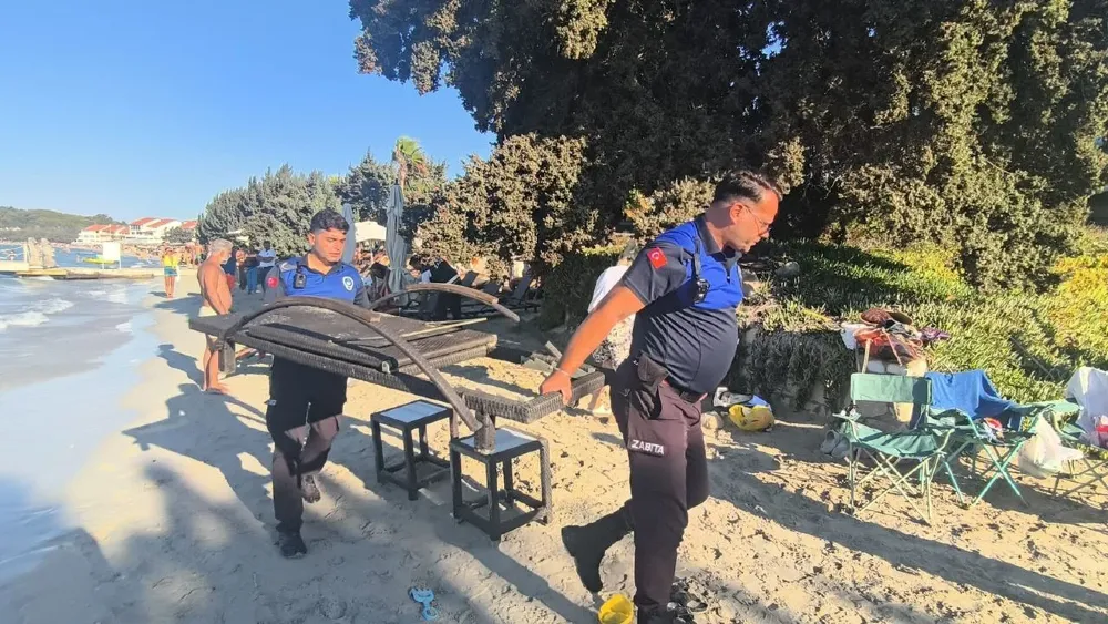 Çeşme’de plaj işgali gerilimi... Zabıta müdahale etti, dernekten ‘tehdit’ iddiası geldi