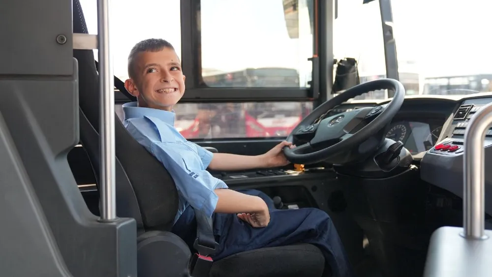 Minik Edip’in hayali gerçek oldu
