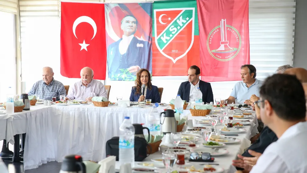 Karşıyaka'da barış rüzgarları… Başkan Ünsal ve kulüp yöneticileri bir araya geldi