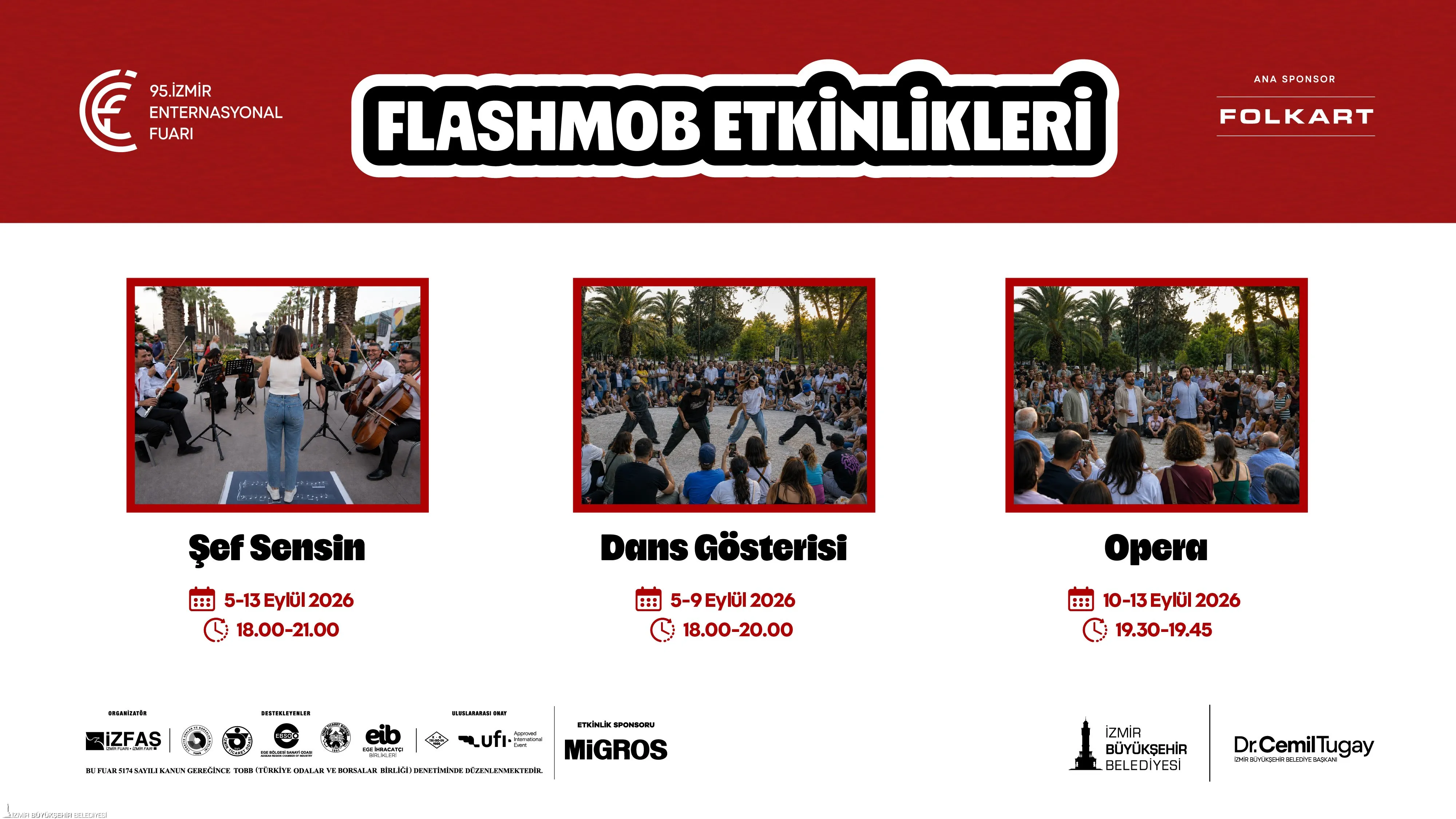 Fuarın farklı noktalarındaki sürpriz etkinliklerle vatandaşlar birçok deneyimi bir arada yaşayacak.
