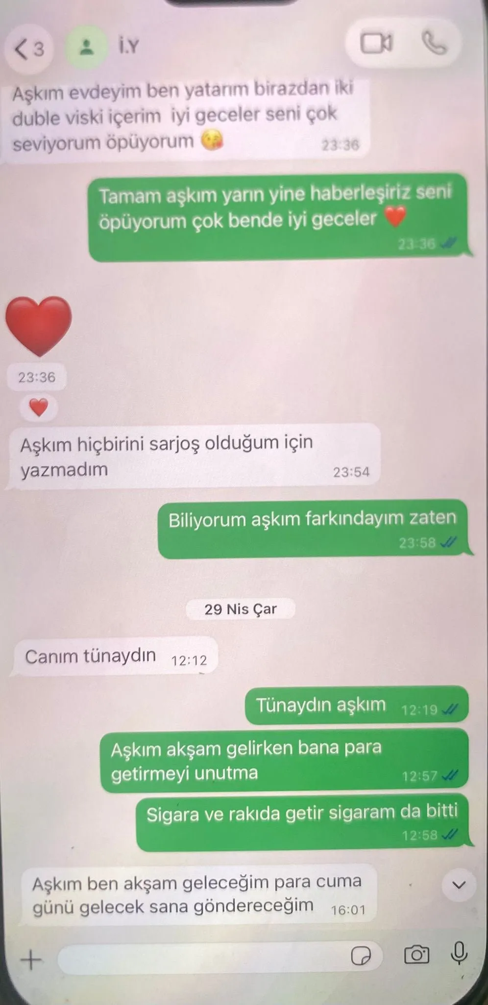 Tutuklu İsmail Yetişkin ile Sultan Acar arasındaki WhatsApp yazışmaları deşifre oldu.