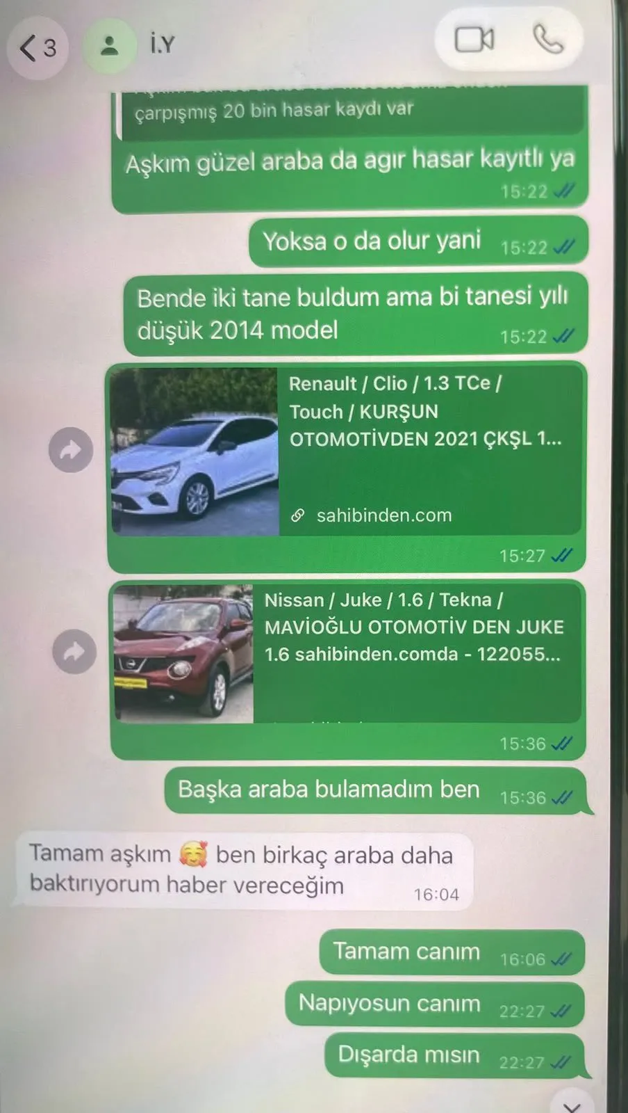 Sultan Acar, ifadesinde araba alırken İsmail Yetiştkin'in kendisine maddi olarak yardım ettiğini söyledi.