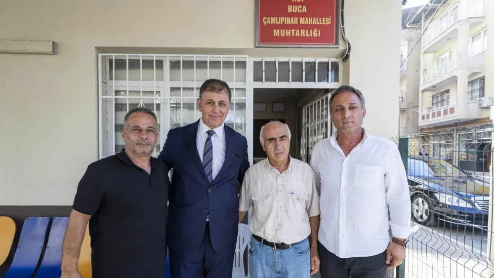 Başkan Tugay’dan Buca’da mahalle turu