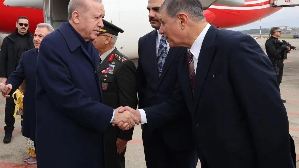 Başkent Ankara’da Başkan Cemil Tugay ve Erdoğan görüştü