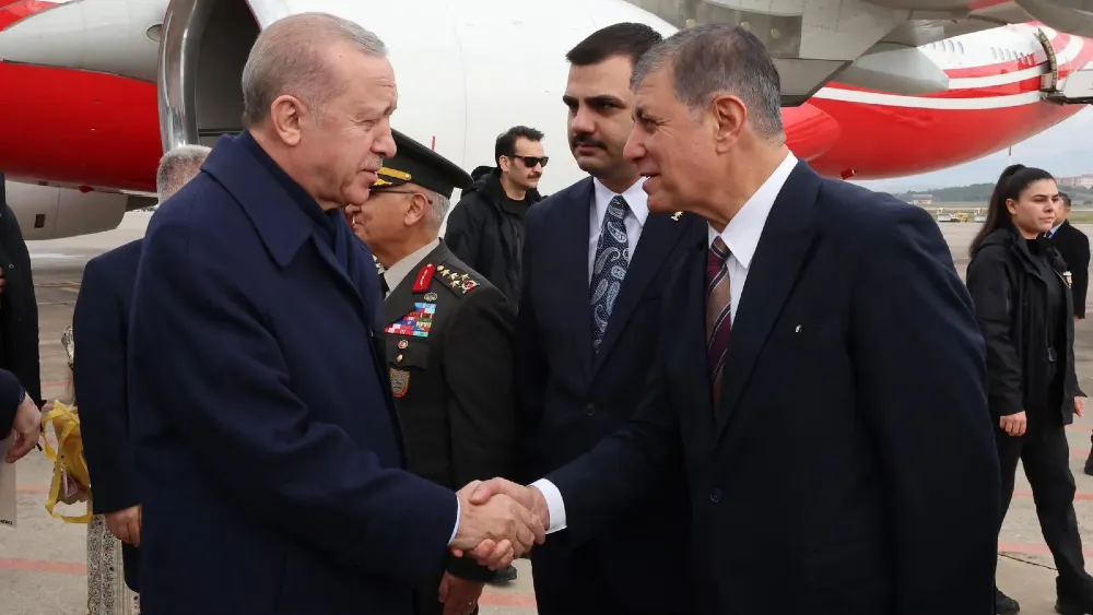 Başkan Cemil Tugay ve Cumhurbaşkanı Erdoğan görüştü
