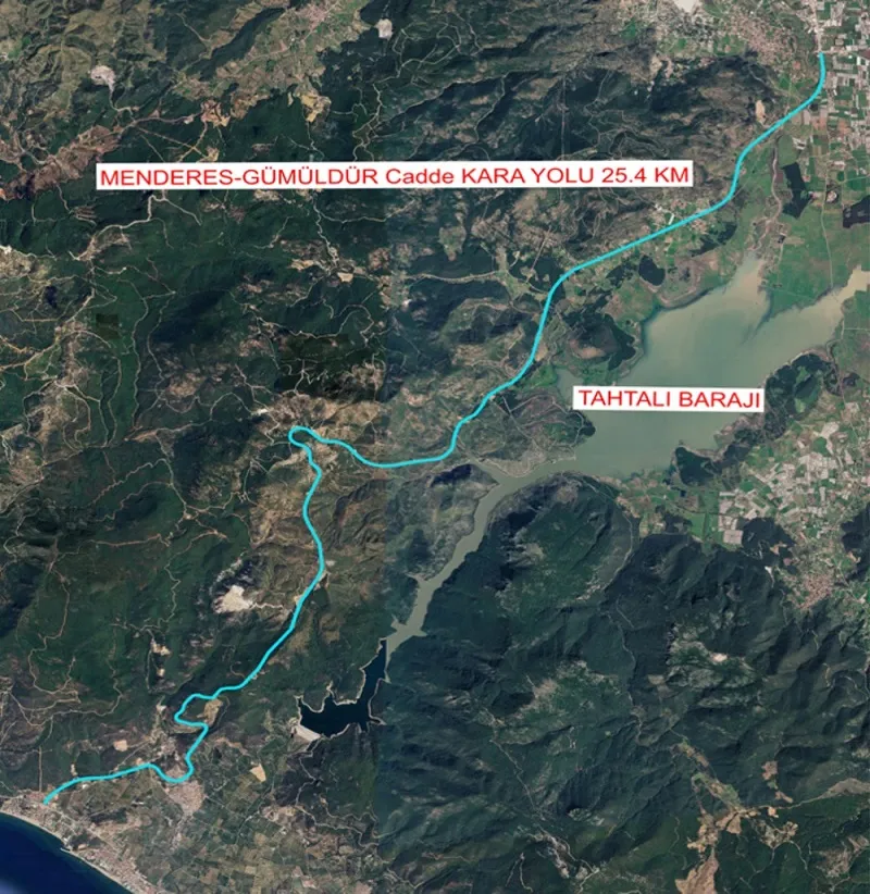 Projesi tamamlanan Menderes-Gümüldür yolu ilçe trafiğini önemli ölçüde rahatlatacak.