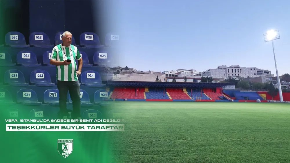 Bodrumspor’dan müthiş vefa örneği: Mardin’e maça tek başına giden taraftara ömürlük kombine 