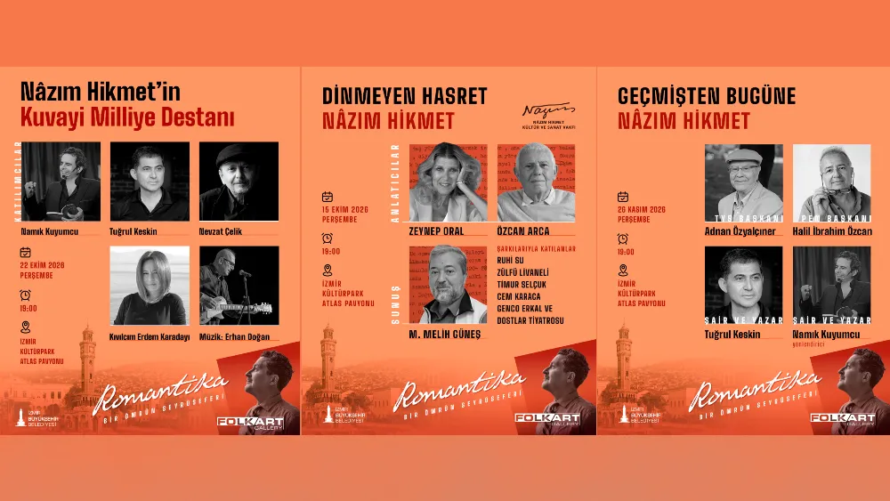 Nâzım Hikmet’in izinde dört özel buluşma: Romantika: Bir Ömrün Seyrüferi” Sergisi İzmirlileri bekliyor