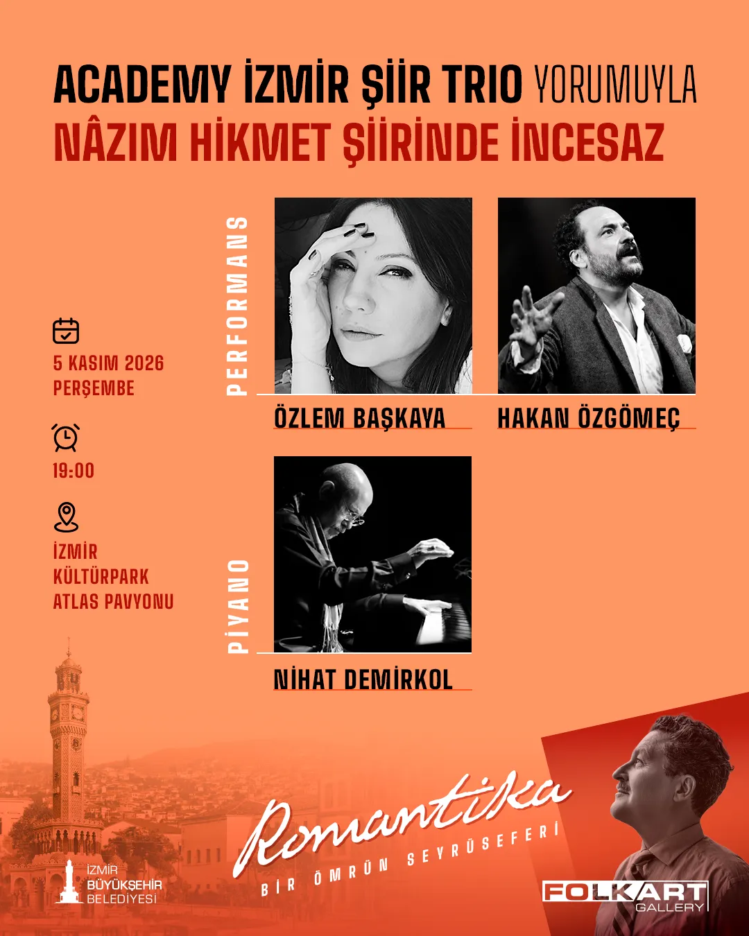 Folkart Gallery tarafından 5 Eylül'de ziyarete açılan, Romantika: Bir ömrün Seyrüseferi” sergisi, açık kalacağı 15 Ocak 2027’ye kadar 4 özel etkinliğe ev sahipliği yapacak.