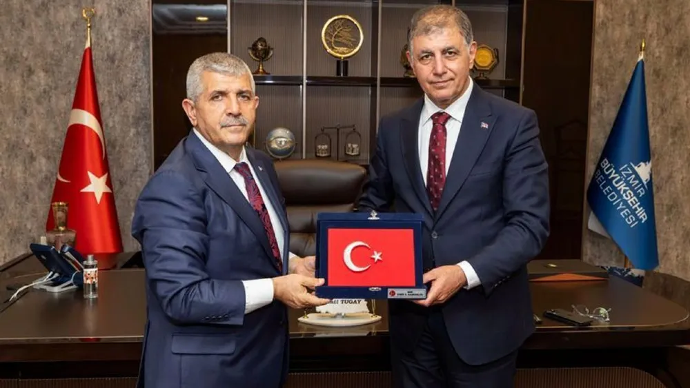 MHP İzmir İl Başkanı Veysel Şahin'den Cemil Tugay'a ziyaret