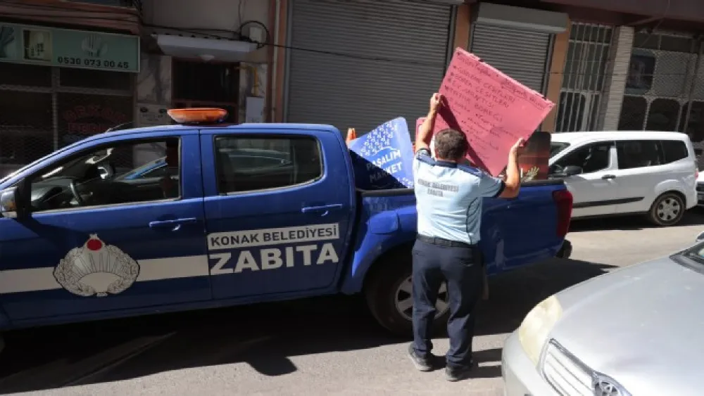 Konak'ta Zabıta ekipleri göz açtırmıyor!