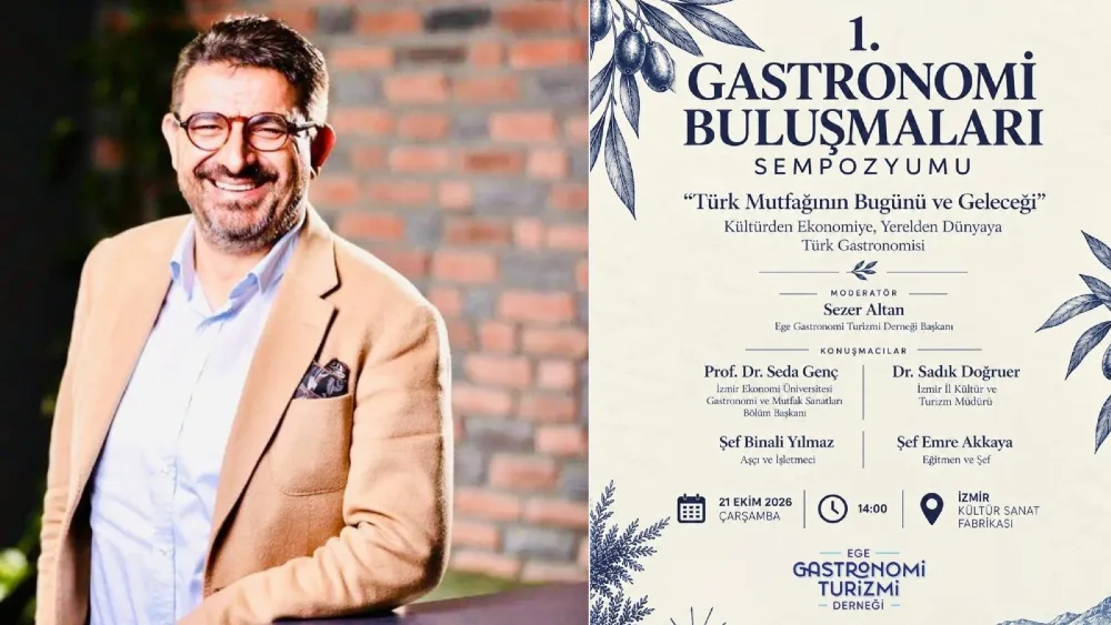 İzmir’de gastronomi zirvesi: ‘I. Gastronomi Buluşmaları Sempozyumu’ başlıyor