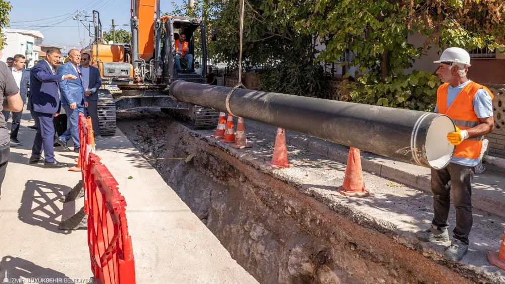   Gaziemir Sarnıç’a 205 milyon liralık su şebekesi yatırımı