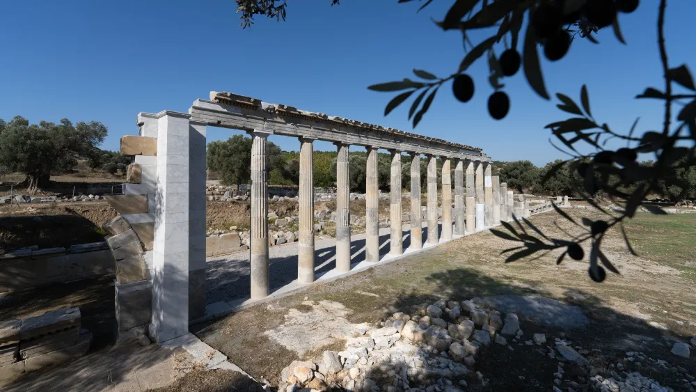 Teos’un taşları 2 bin 200 yıllık tarihi gün yüzüne çıkarıyor